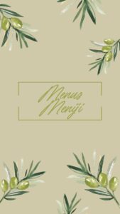 Menus // Meniji